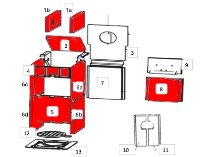 Wamsler Calor Deluxe Feuerraumauskleidung