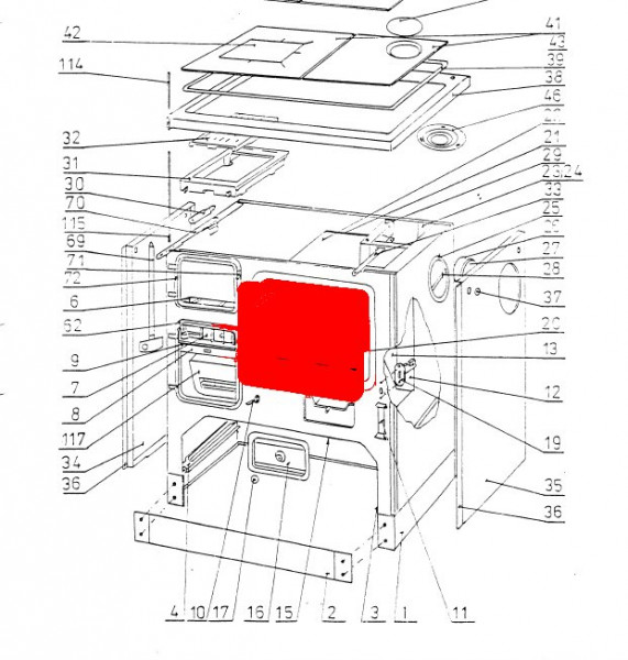 Wamsler K126 Bratrohr