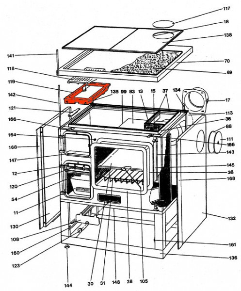 Wamsler Typ 110 Rostlager