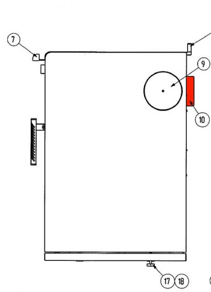 Wamsler W1-50 Abgasstutzen